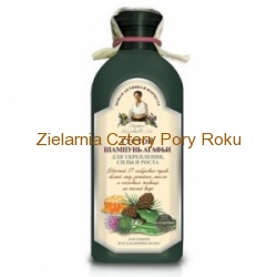 Szampon ziołowy gęsty - do włosów cienkich i osłabionych Babcia Agafia 350ml